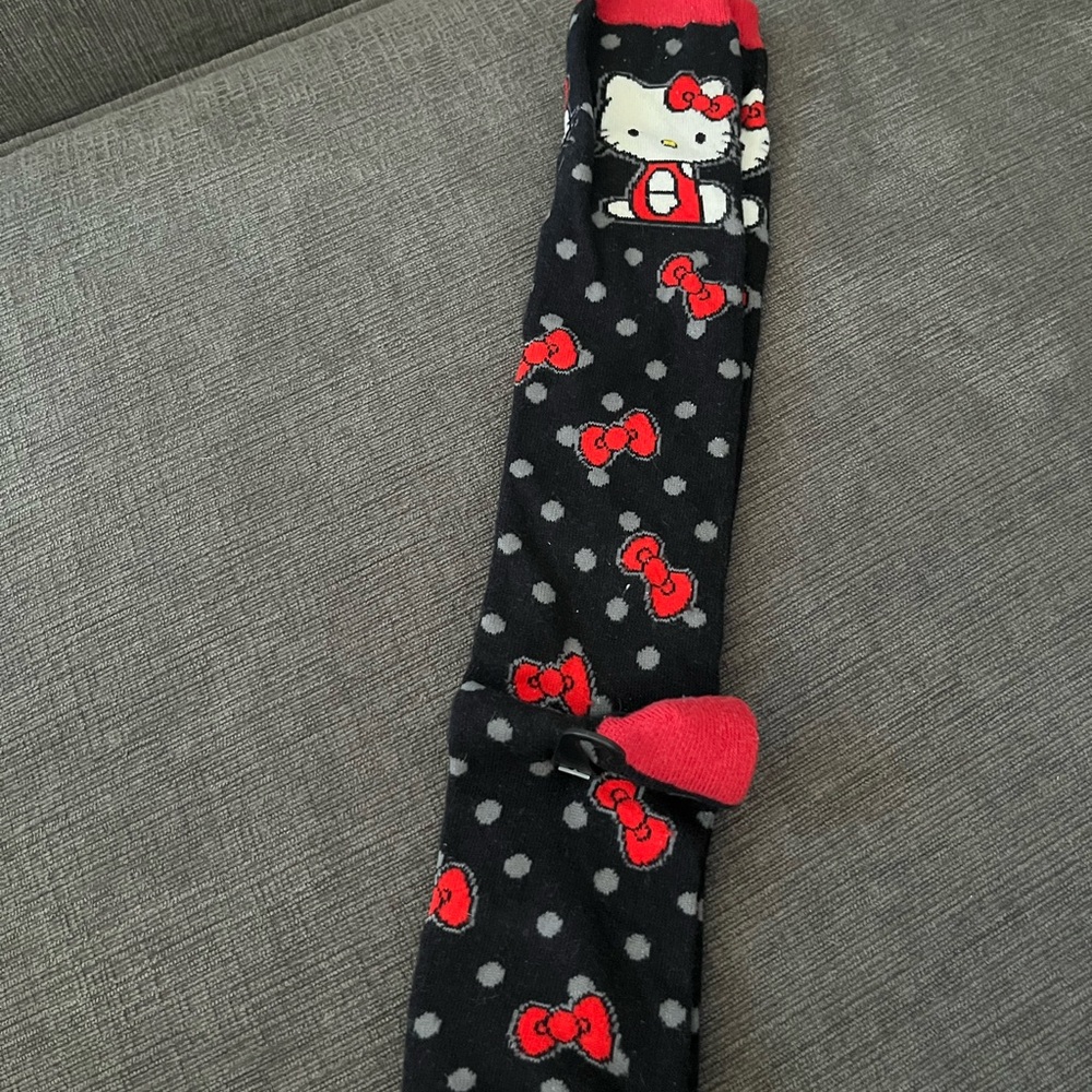 Hello Kitty Black and Red Polka Dot Socks